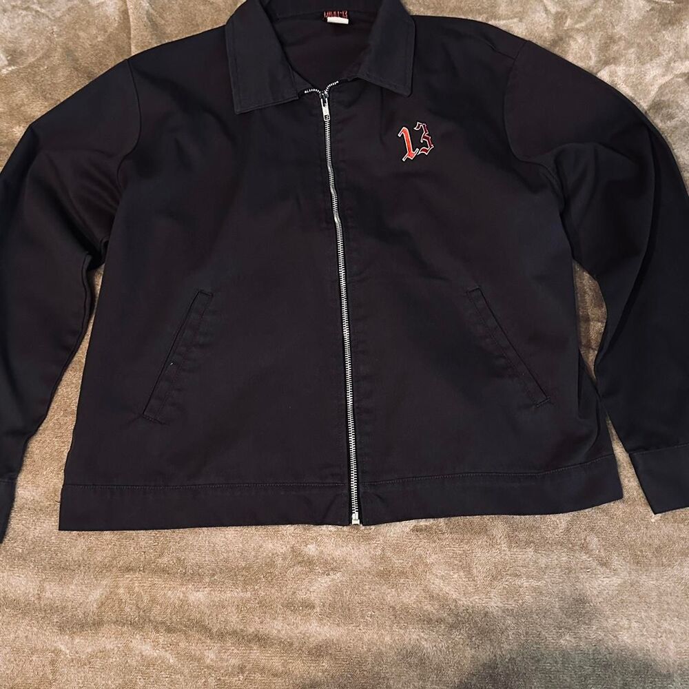 Men's Grey and Red Jacket